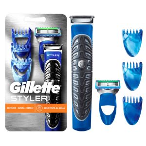 Afeitadora Eléctrica Gillette Styler + Cartucho para Afeitar la Barba y Cuerpo